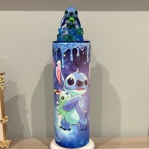 Custom Stitch Themed Tumbler with magnetic Figurine Topper